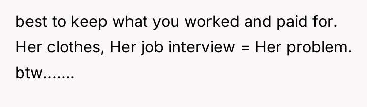 best to keep what you worked and paid for. Her...
