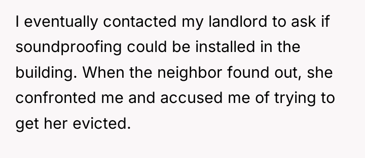 I eventually contacted my landlord to ask if soundproofing could...