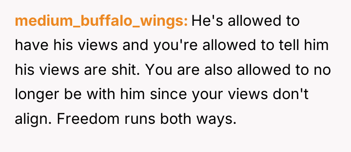 medium_buffalo_wings He's allowed to have his views and you're allowed...