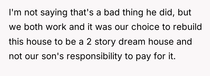 I'm not saying that's a bad thing he did, but...