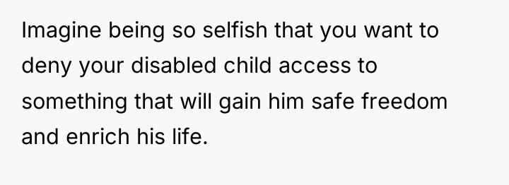 Imagine being so selfish that you want to deny your...