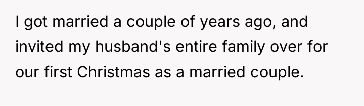 I got married a couple of years ago, and invited...