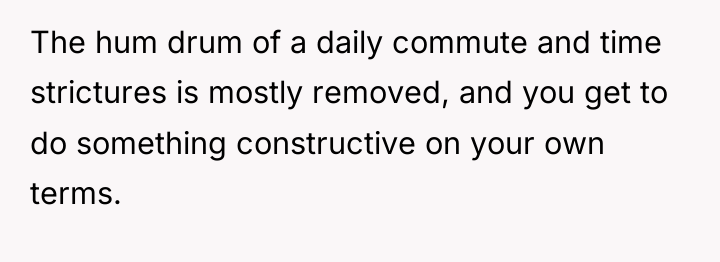 The hum drum of a daily commute and time strictures...