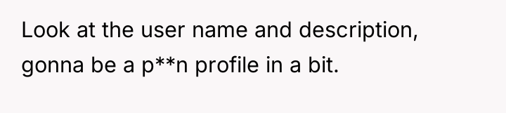 Look at the user name and description, gonna be a...