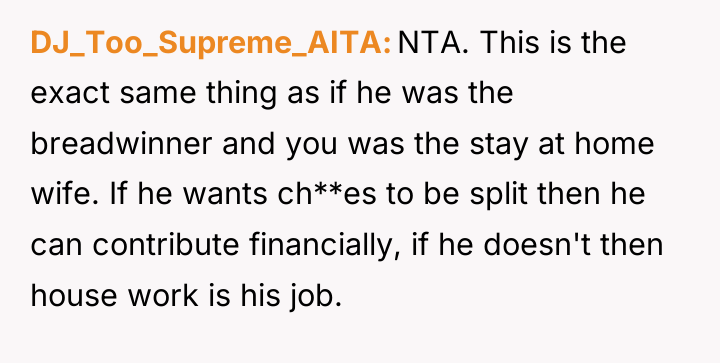 DJ_Too_Supreme_AITA NTA. This is the exact same thing as if...