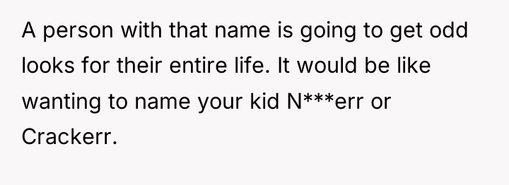 A person with that name is going to get odd...