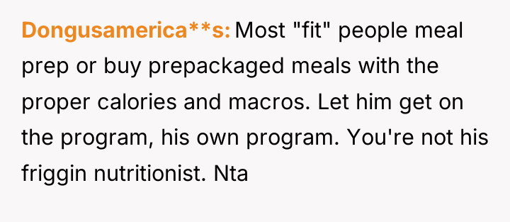 Dongusamerica**s Most "fit" people meal prep or buy prepackaged meals...