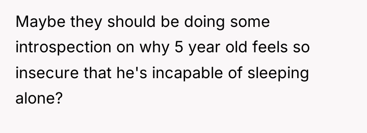 Maybe they should be doing some introspection on why 5...