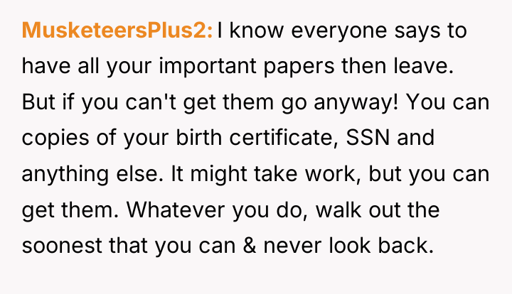 MusketeersPlus2 I know everyone says to have all your important...