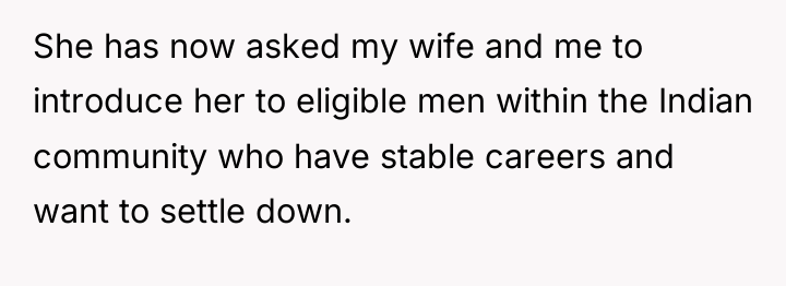 She has now asked my wife and me to introduce...