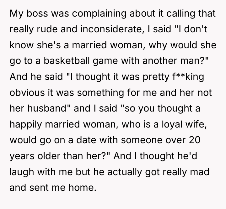 My boss was complaining about it calling that really rude...