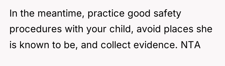 In the meantime, practice good safety procedures with your child,...