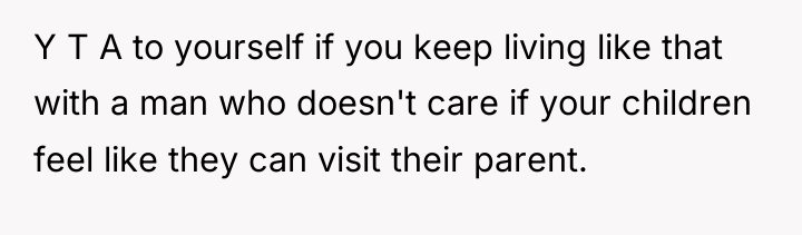 Y T A to yourself if you keep living like...