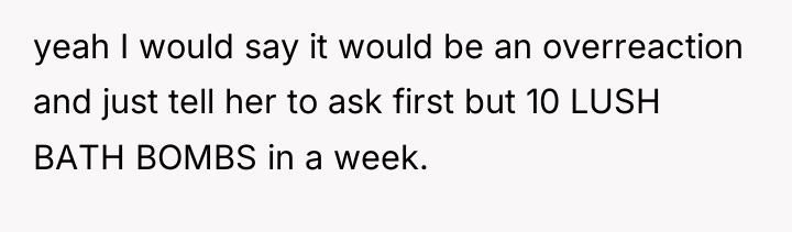 yeah I would say it would be an overreaction and...