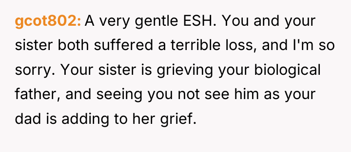 gcot802 A very gentle ESH. You and your sister both...