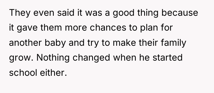 They even said it was a good thing because it...