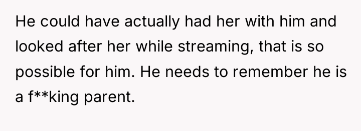 He could have actually had her with him and looked...