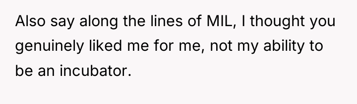 Also say along the lines of MIL, I thought you...