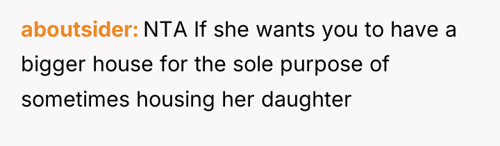aboutsider NTA If she wants you to have a bigger...