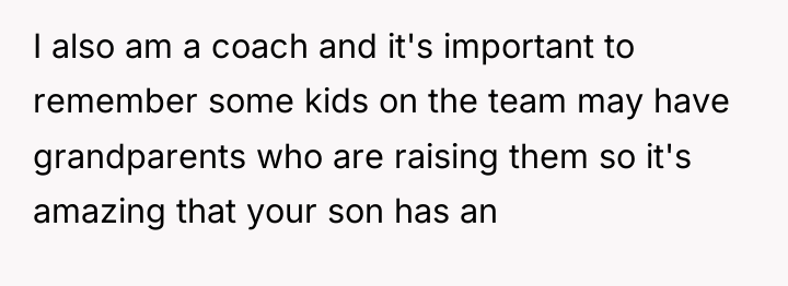 I also am a coach and it's important to remember...