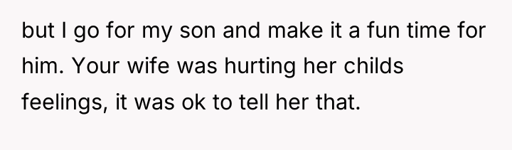 but I go for my son and make it a...
