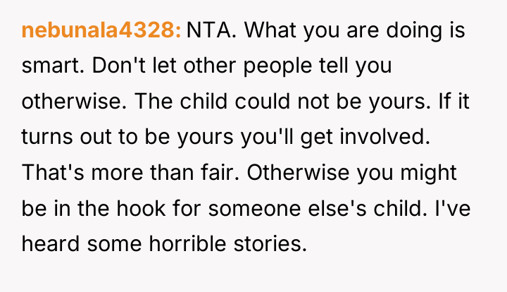 nebunala4328 NTA. What you are doing is smart. Don't let...