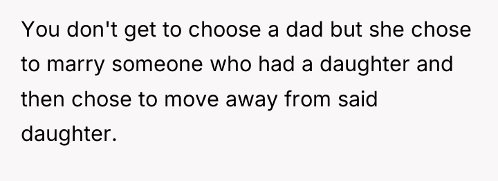 You don't get to choose a dad but she chose...