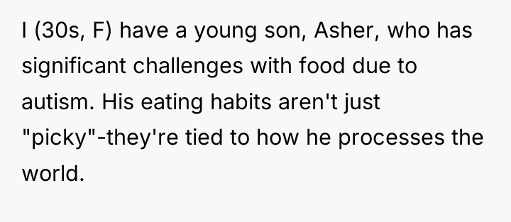 I (30s, F) have a young son, Asher, who has...