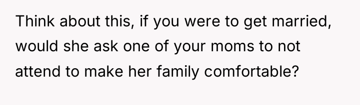 Think about this, if you were to get married, would...