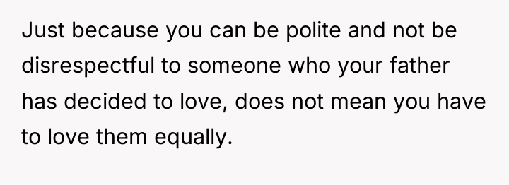 Just because you can be polite and not be disrespectful...