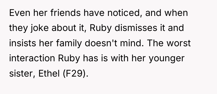 Even her friends have noticed, and when they joke about...