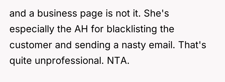 and a business page is not it. She's especially the...