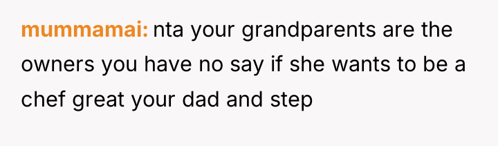 mummamai nta your grandparents are the owners you have no...