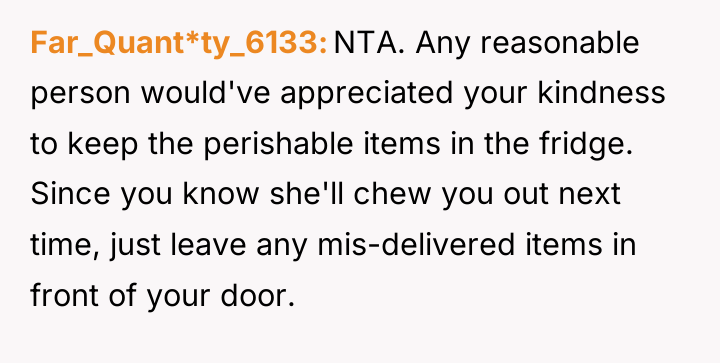Far_Quant*ty_6133 NTA. Any reasonable person would've appreciated your kindness to...