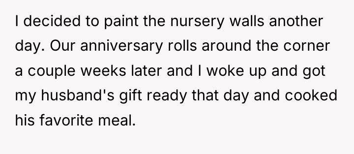 I decided to paint the nursery walls another day. Our...