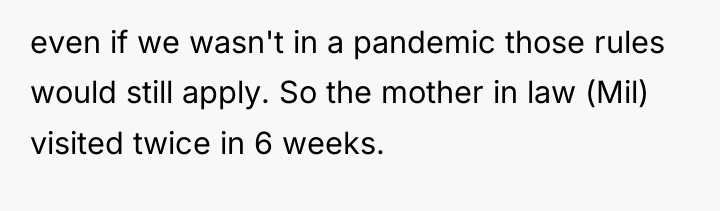 even if we wasn't in a pandemic those rules would...