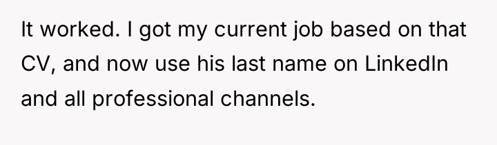 It worked. I got my current job based on that...