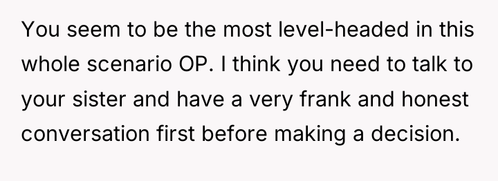 You seem to be the most level-headed in this whole...