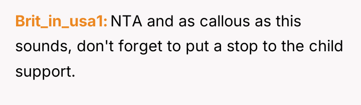 Brit_in_usa1 NTA and as callous as this sounds, don't forget...