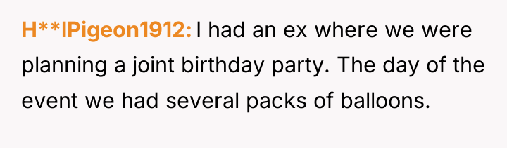 H**lPigeon1912 I had an ex where we were planning a...
