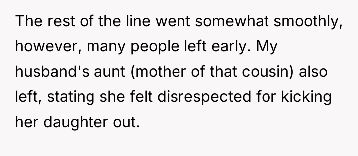 The rest of the line went somewhat smoothly, however, many...