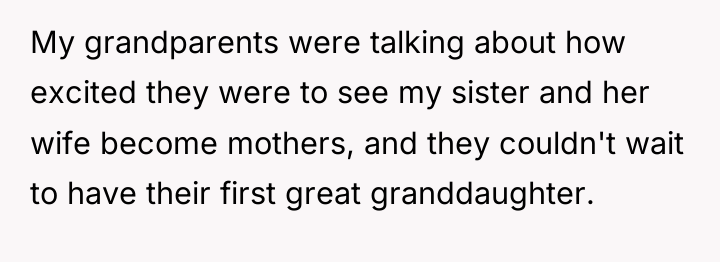 My grandparents were talking about how excited they were to...