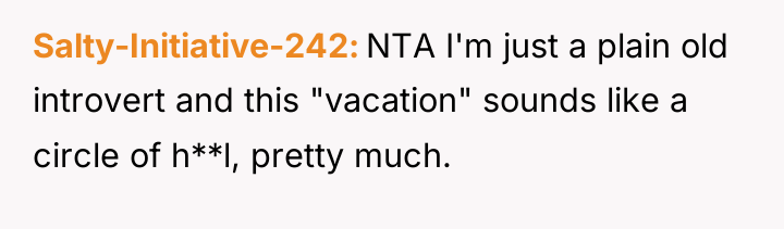 Salty-Initiative-242 NTA I'm just a plain old introvert and this...
