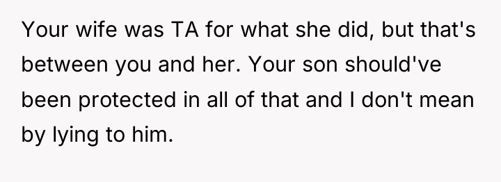 Your wife was TA for what she did, but that's...