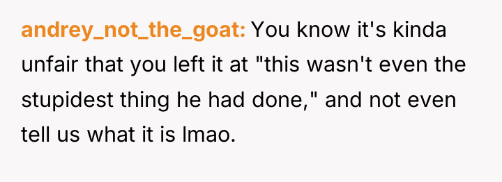 andrey_not_the_goat You know it's kinda unfair that you left it...