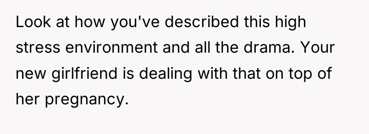 Look at how you've described this high stress environment and...