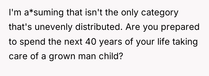 I'm a*suming that isn't the only category that's unevenly distributed....