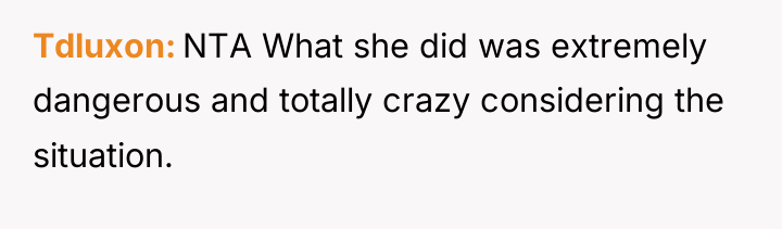 Tdluxon NTA What she did was extremely dangerous and totally...