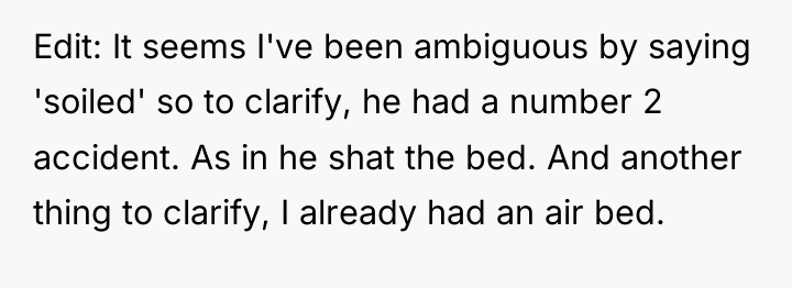 Edit: It seems I've been ambiguous by saying 'soiled' so...