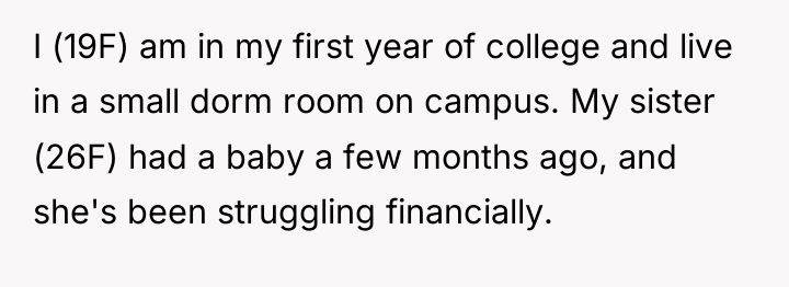 I (19F) am in my first year of college and...